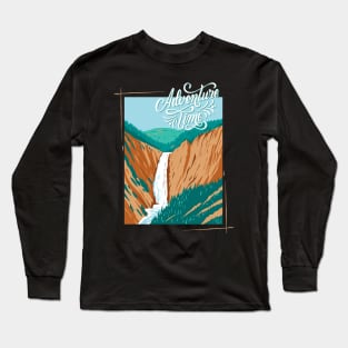 Adventure is my therapy Adventure Explore the world travel lover summer spring Long Sleeve T-Shirt